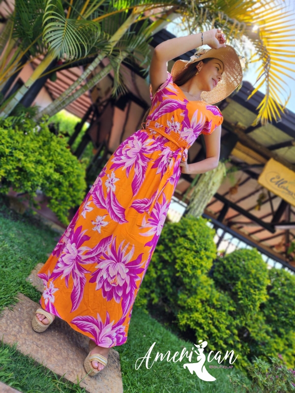 Vestido estampado  diana 